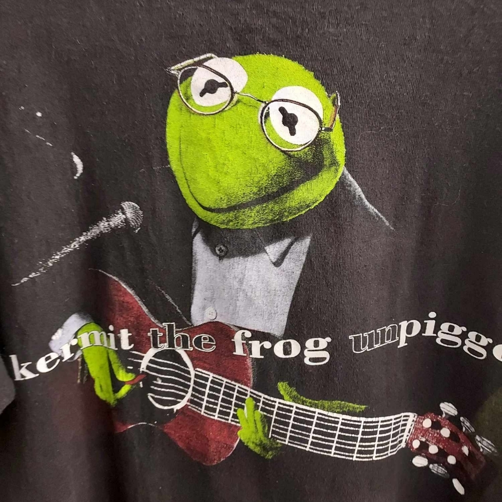 Vintage Kermit the Frog Unpigged T-Shirt Size XL SINGLE STITCH